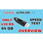 Флеш-диск 256Гб SanDisk Ultra (SDCZ48-256G-U46) USB 3.0 Черный