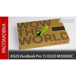 15.6" Ноутбук ASUS Vivobook Pro 15 M3500QC-L1300 (1920x1080, AMD Ryzen 9 3.3 ГГц, RAM 16 ГБ, SSD 512 ГБ, RTX3050 Ti Max-Q, без ОС)